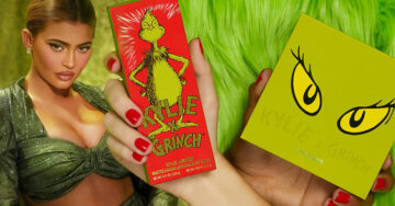 Kylie lanza colección de maquillaje navideño inspirada en ‘El Grinch’