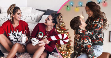 13 Ideas para celebrar Navidad con una sesión de fotos en pijama