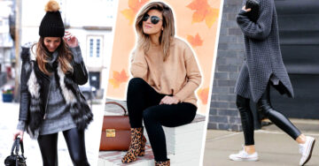 15 Outfits con leggings para verte increíble esta temporada