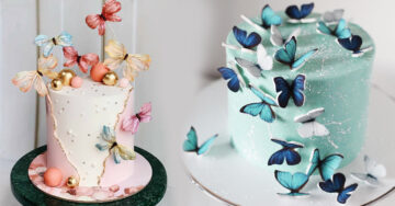 20 Pasteles con mariposas para un toque ‘chic’ en tu cumpleaños