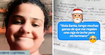 Niña pide a Santa Claus comida para su familia; la ayuda no tardó en llegar