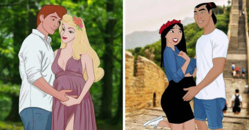 Artista muestra cómo se verían las princesas Disney si estuvieran embarazadas