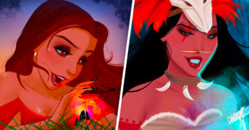 Artista transforma a las princesas Disney en villanas