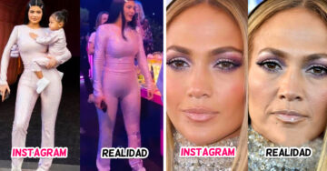 Esta cuenta de Instagram muestra cómo los famosos abusan de los filtros