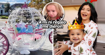 Kylie y Travis Scott le regalan carruaje de tamaño real a Stormi