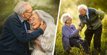 Abuelitos demuestran que el amor sí es para siempre con una linda sesión de fotos