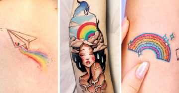 23 Diseños de arcoíris para un tatuaje lleno de color
