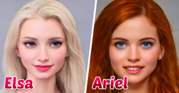 Artista da a personajes Disney un aspecto real y su trabajo se vuelve viral