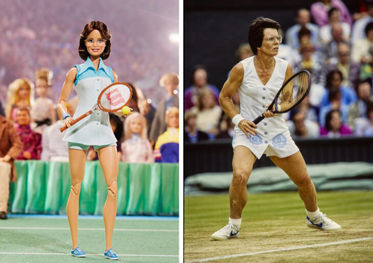 Barbie de Billie Jean King, jugadora de tenis