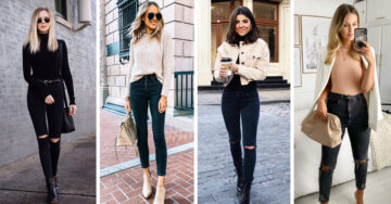 15 Outfits para llevar tus jeans negros a todas partes