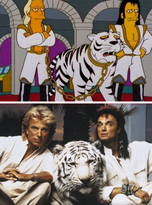 Los Simpson y el ataque del tigre blanco