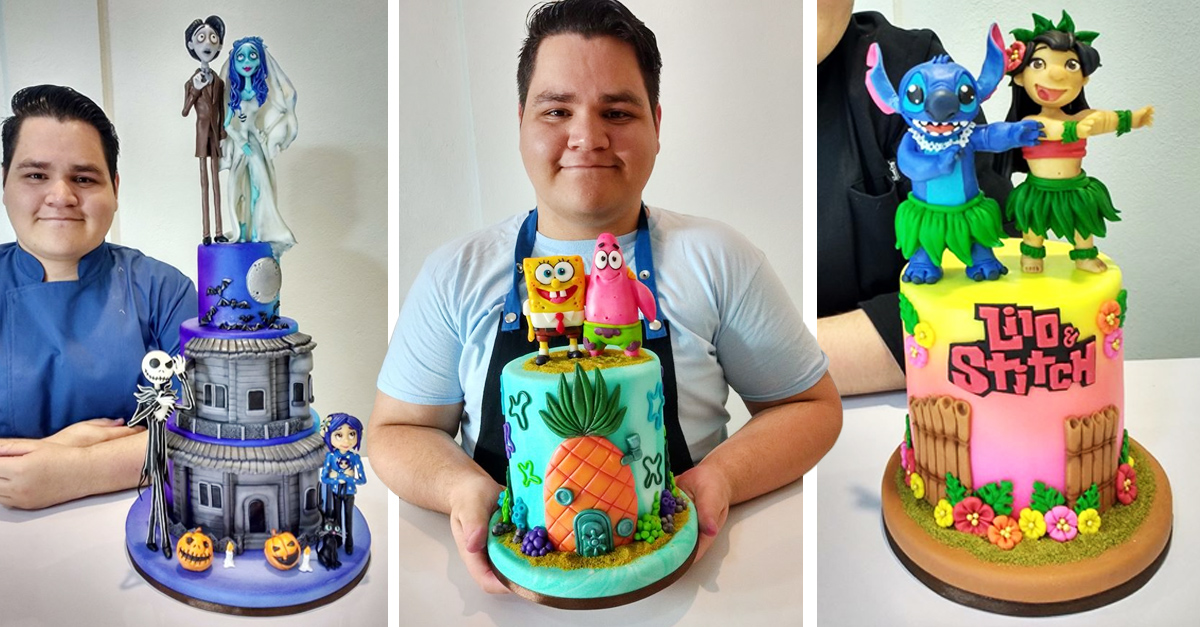 Talentoso pastelero se hace viral por sus geniales pasteles