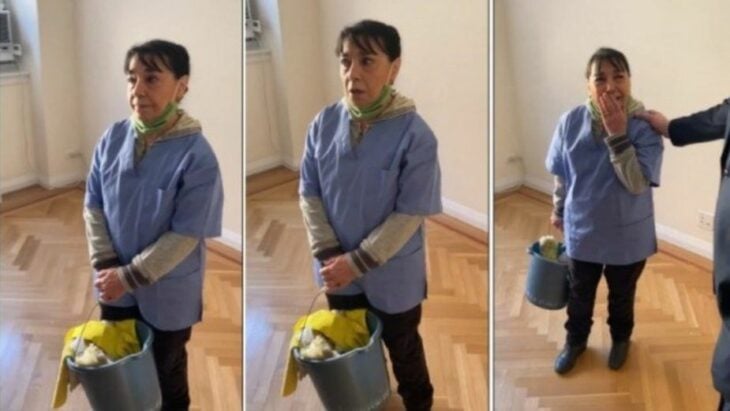 Rosa, empleada de limpieza, sorprendida al recibir un penthouse como agradecimiento