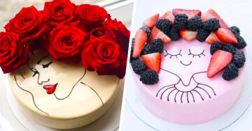 15 Hermosos pasteles decorados con ‘cabelleras’ frutales