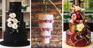 20 Pasteles de boda que se robaron la atención de todos los invitados