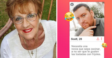 Abuelita crea sincero perfil de Tinder a su nieto y hace reír a todo internet