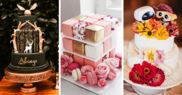 28 Pasteles de boda para las novias más creativas
