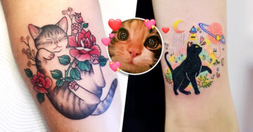 22 Tatuajes de gatos para llevar a tu ‘michi’ a todos lados