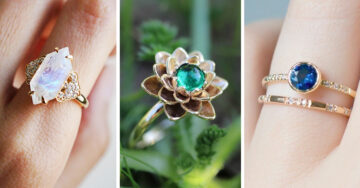 16 Anillos de compromiso que NO tienen diamantes y lucen hermosos