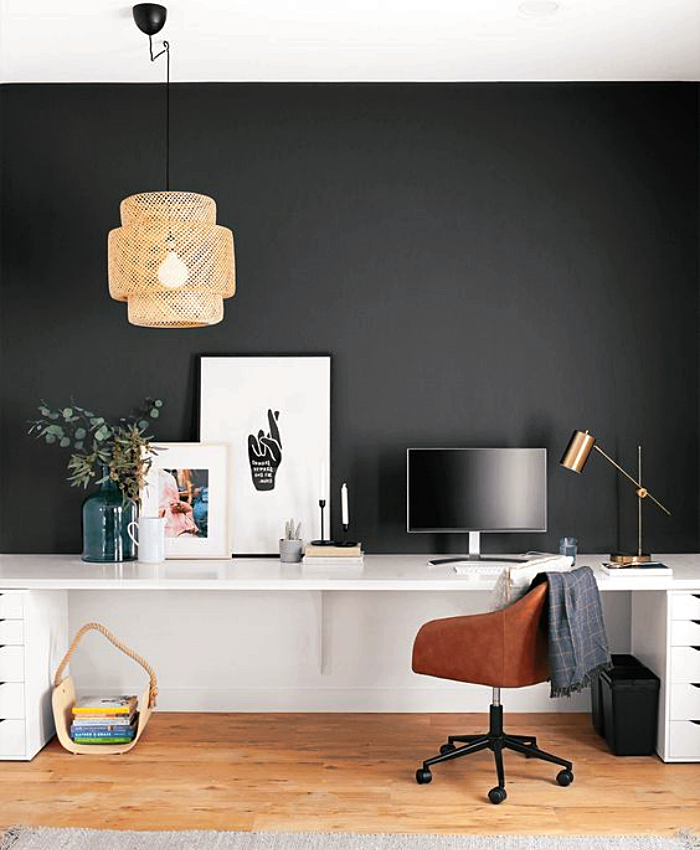 Escritorio En L Color Blanco Home Office Moderno Elegante Casa Y Oficina