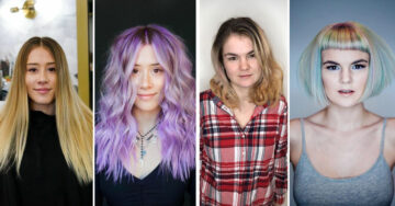 15 Mujeres que recibieron un color de cabello inusual e increíble