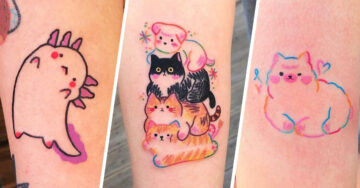 16 Tatuajes con diseño kawaii que te derretirán de ternura