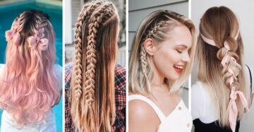 15 Ideas para llevar trenzas con cabello suelto y darle un giro a tu look