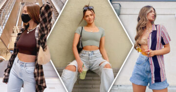 15 Outfits noventeros para rehusar la ropa de mamá