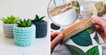 15 Ideas DIY para decorar tus macetas sin acabar con tus ahorros