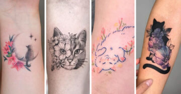15 Tatuajes de gatitos aptos solo para una verdadera Karen