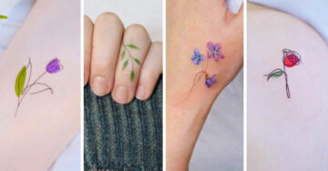 15 Delicados tatuajes florales perfectos para la temporada