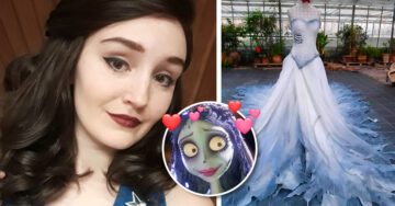 Chica recrea el vestido de ‘El cadáver de la novia’ desde cero… ¡ Y es increíble!