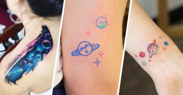 15 Tatuajes con planetas para conectar tu piel con el universo