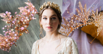 15 Tiaras estilo princesa para deslumbrar en tu boda