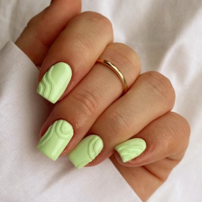 15 Diseños de uñas verdes para combinar con la primavera – Moda y Estilo