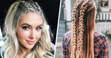 13 Trenzas con cabello suelto que puedes hacerte en menos de 10 minutos