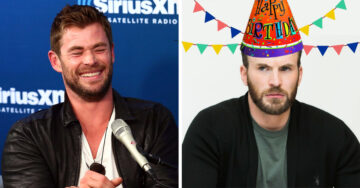 Chris Evans cumplió 40 añitos y Chris Hemsworth lo felicitó con una broma