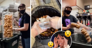 Exempleada de Dunkin’ Donuts muestra cómo la empresa desecha decenas de donas al día