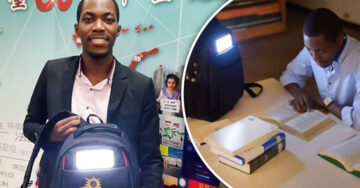 Joven crea mochila solar para que las personas puedan tener electricidad