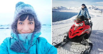 Mujer se muda al Ártico para cambiar su vida durante la pandemia