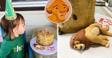 Niña pide pastel de cumpleaños con la muerte de Mufasa para no compartir con nadie
