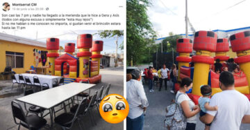 Nadie llegó a la fiesta de sus hijos, pidió ayuda e invitó a todos en Facebook