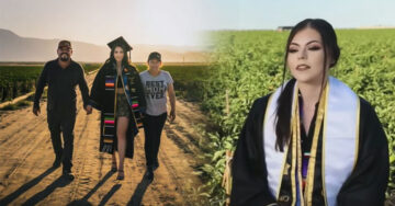 Tras graduarse de la universidad, joven regresa al campo para agradecer a sus padres