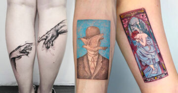 15 Tatuajes inspirados en obras de arte que harán de tu piel una galería