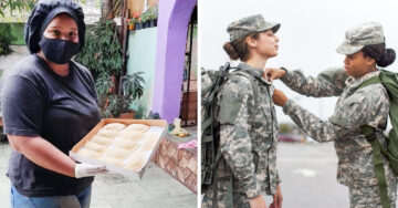 Chica vende empanadas caseras para cumplir su sueño de ser militar. Su emprendimiento se hizo viral