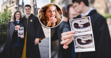 ‘Potterheads’ revelan su embarazo al estilo de ‘Harry Potter’ y el resultado está lleno de magia