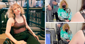Mujer llora al ver que la aerolínea en la que viajaba rompió su silla de ruedas