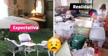 TikToker se vuelve viral al mostrar las fotos de su Airbnb; era la casa de un acumulador