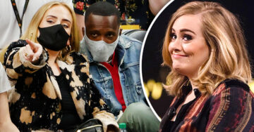 Adele causa furor durante un juego de la NBA y aparece con quien podría ser su nuevo novio