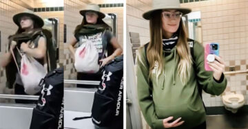 Chica en TikTok se hace viral al mostrar cómo esconder equipaje extra debajo de la ropa; no quería pagar